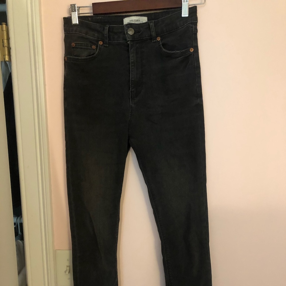 Zara Black/Grey Denim Jeans